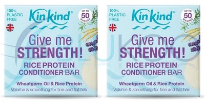 KinKind Give Me Strength Conditioner Riegel mit Reisprotein - 40g (2er Pack)