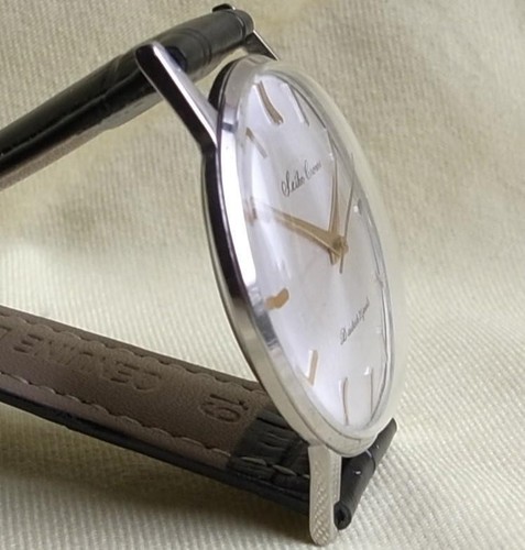 Seiko Cronos 15001A Vintage Or Argent 21jewels Manuel Automatique Montre Hommes - Photo 3 sur 10