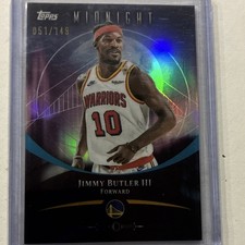topps 2025-26 midnight jimmy butler iii #29 morning /149 warriors nba basketball