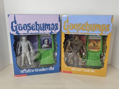 Goosebumps Figures #15 Mud Monster You Can't Scare Me & #5 Curse Of Mummys Tomb