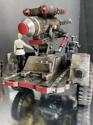 First Order Turbolaser Star Wars Heavy Artillery AV7 Andor Vintage Black Series - Picture 22 of 24
