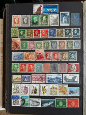 Collezione francobolli Norvegia iniziata molto inizio di affrancatura Norvegia.