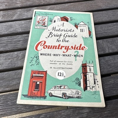 A Motorist s Brief Guide To The Countryside Vintage English Raleigh Press