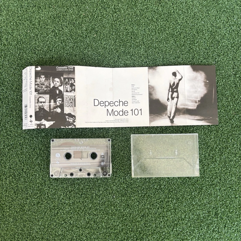 Rare Vintage Depeche Mode 101 Cassette One Complete Rock Pop - Image 4 of 4