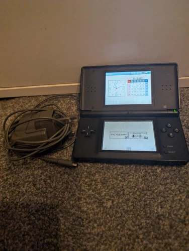 Nintendo DS Lite Portable Handheld Gaming Console USG-001 - With Charger No Pen 