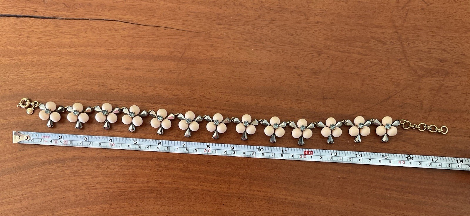 J.CREW Flower Statement  Necklace Multi Color - image 9