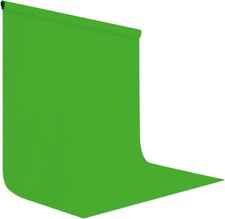 8x10FT Green High Density Fabric Screen Backdrop, Solid Color Photography Backgr