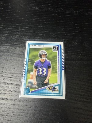 Panini Donruss 2025 NFL Tyler Loop Rated Rookie #No.382 Baltimore Ravens