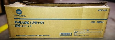 Genuine Konica Minolta DV612K A0TK-0RD A0TK-03D Black Developer Unit Bizhub