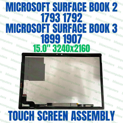 Retina LCD Touch Unit Microsoft Ms Surface Book 3 15'' Model 1899