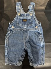 Vintage Infant Osh Kosh B'Gosh Vestbak Overalls 3-6 Months "The Genuine" Article