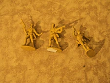 3 Atlantic WW11 German Africa Corp Infantry 1/32nd (Nov. Listing)