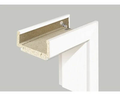 Pertura Komplettzarge CPL Masera Weiß 198,5x73,5x16 cm Links