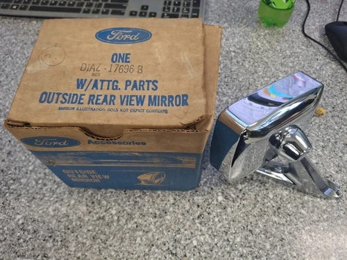 NOS 69-73  Passenger Mirror, Galaxie, Torino, Fairlane, Cougar, LTD, ETC.