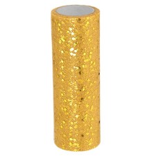 Tulle Fabric Rolls 6" by 10 Yards Fabric Spool Tulle for DIY, Gold