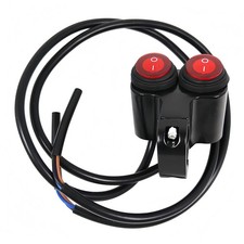 Waterproof Motorcycle ATV 7/8  Light Bar Switch Handlebar Double Control ON