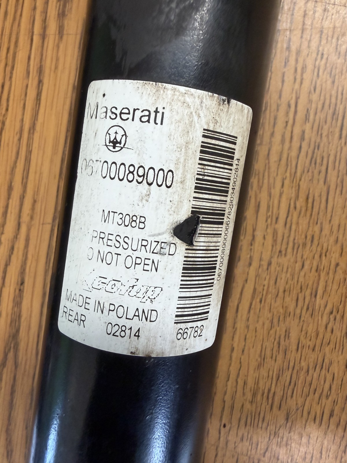2014-2024 Maserati Ghibli Rear Right & Left Suspension Shock Absorber Strut OEM