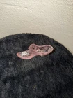 Vintage Hand Painted Pink Fenton Glass Slipper