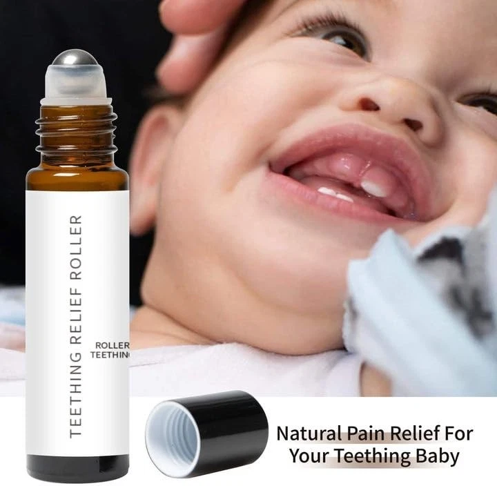 Mamas Teether: Teething Roller, Teething Roller All Natural for Babies, Teeth - Image 2 of 4