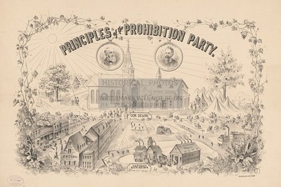 PRINCIPLES OF THE PROHIBITION PARTY 1888 4X6 PHOTO