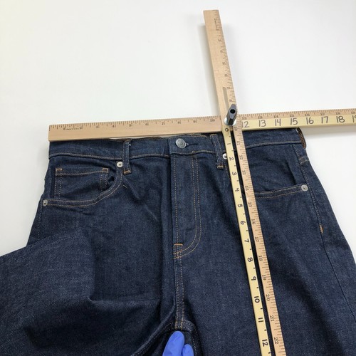 Everlane Ankle Tapered 30 (Fits 30W 27L) High Rise Denim Indigo Jeans - Picture 5 of 8