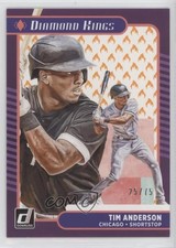 2021 Panini Donruss Diamond Kings On Fire 25/75 Tim Anderson #7 13qc