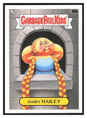 2022 Topps Garbage Pail Kids: Book Worms #69a Hairy Hailey -