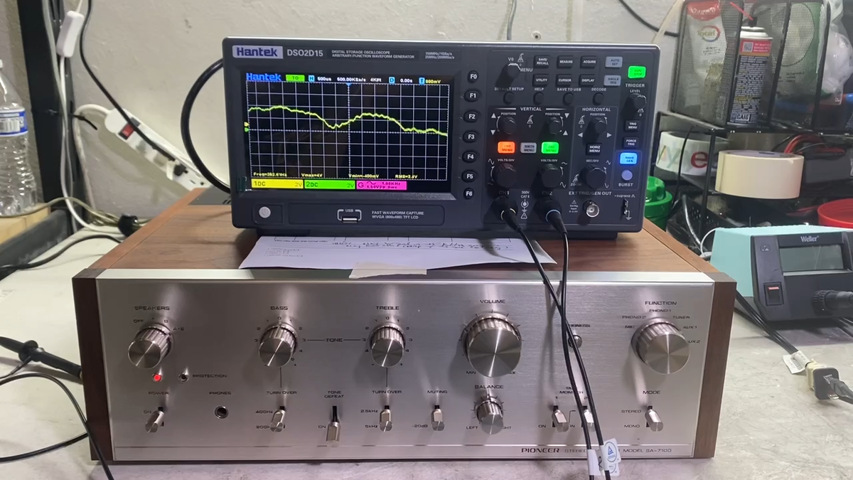 Pioneer SA7100 Amplifier - Fully Restored, Recapped - 1-Year