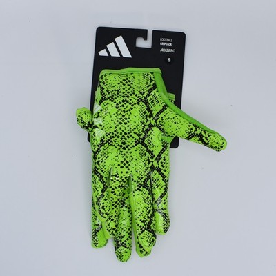 adidas Adizero GripTack Palm Football Gloves Green Black Men's