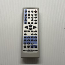 Sharp RRMCGA042AWSA Audio System Remote Control