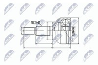 Original NTY Gelenksatz Antriebswelle NPZ-RE-034 FüR Renault