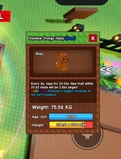 🪴 Grow a Garden 🪴 Rainbow 🌈 Titanic Orange Tabby [NO TOY - 5s Cd]