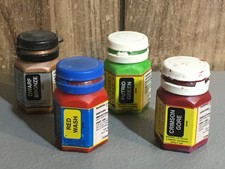 A33422 CITADEL COLOURS USED PAINT POTS 4 PK OOP GAMES WORKSHOP