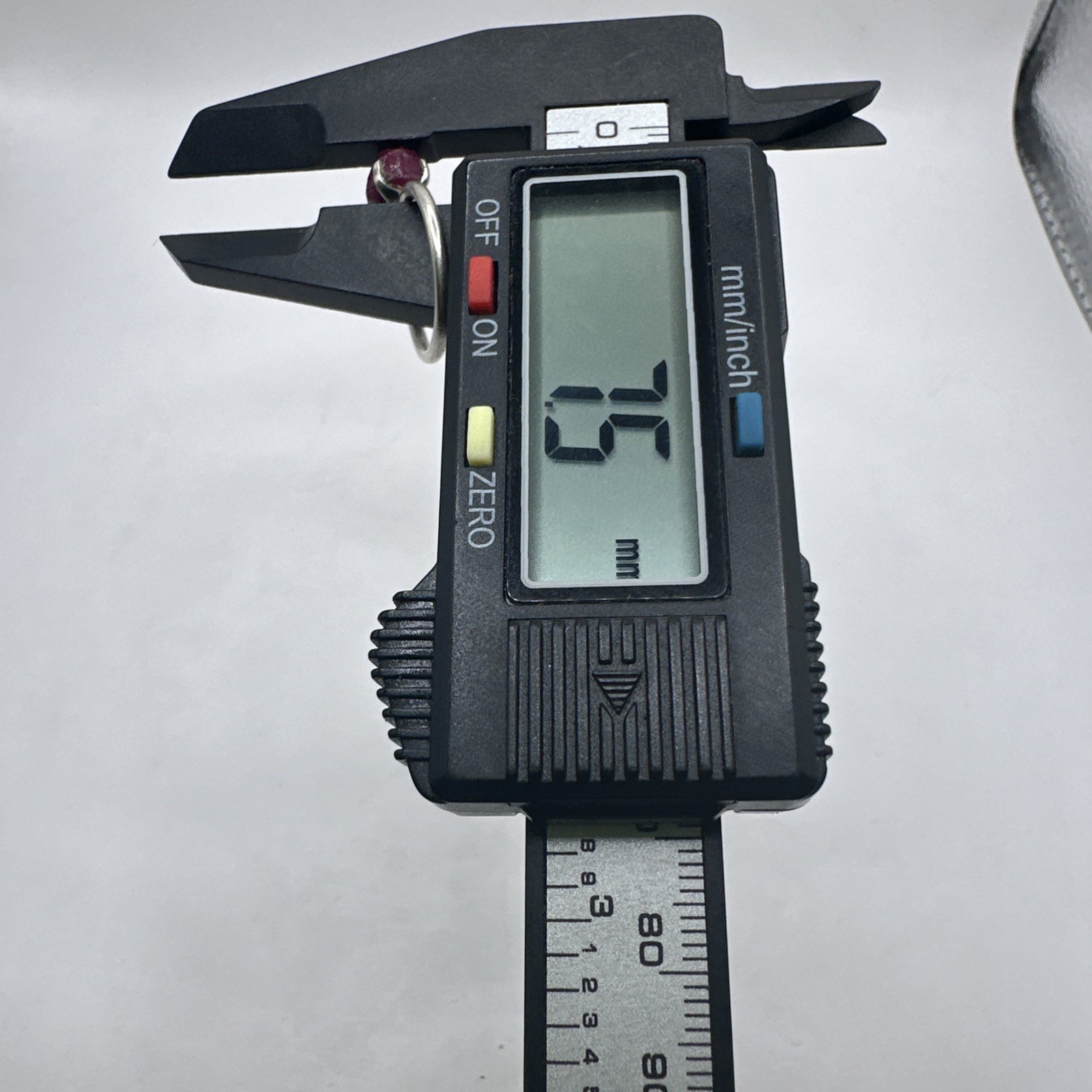 Rough Ruby Set Solitaire Sterling Silver Ring Siz… - image 9