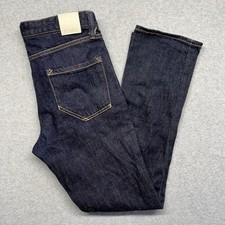 Altamont Raw Denim Slim Jeans Menโs Dark Wash Straight Leg Skater 32