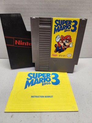 Super Mario Bros. 3 - with Manual (Nintendo Nes) Tested and Working!