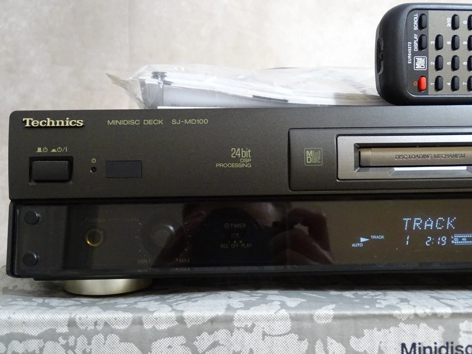 Technics SJ-MD100 Minidisc Recorder Deck OVP wie neu / Boxed like new RARE MINT - Bild 2 von 4