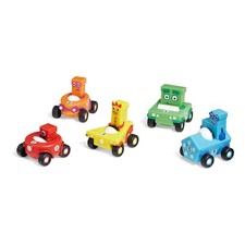 hand2mind Numberblocks  Mini Vehicles, Toy Vehicle Playsets, Race Car Toy