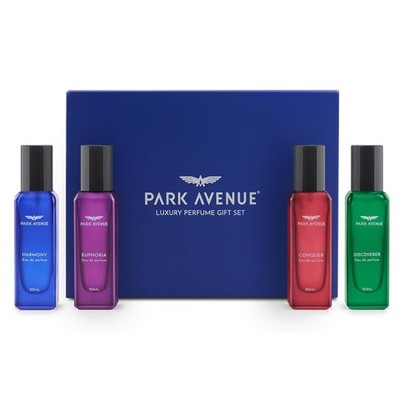 Park Avenue Luxury Perfume Gift Set for Men, 4x20 ml Eau De Parfum Long lasting