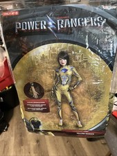 Women's Saban's Power Rangers Yellow Costume, Size S/P 4-6 New