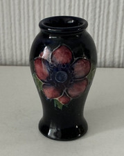 Vintage Moorcroft - Miniature Anemone Vase - c 1975 - Walter Moorcroft