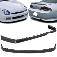Sasa 2x Combo For 97-01 Honda Prelude 2dr Oe Pu Front Bumper Lip Rear Diffuser