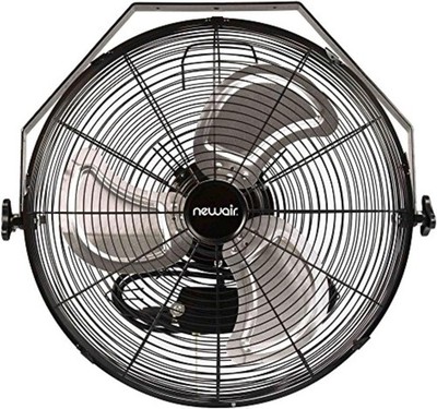 18'' Wandventilator Hochgeschwindigkeit Industrie Ladenventilator 3000 CFM 3 Geschwindigkeiten Garage