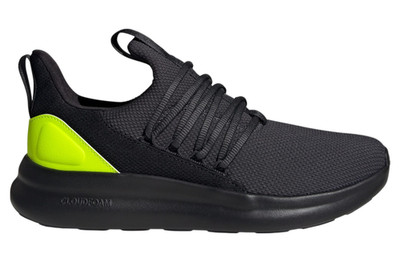 Adidas Lite Racer Shoes Mens Wide Lucid Lemon Black Outdoor Slip On JS0034