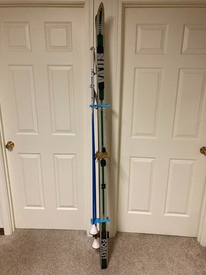 Vintage SILVA Forest 180 length Cross Country Skis, Bindings, Silva Moon Poles