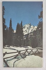 Postcard....Grand Teton National Park in Wyoming/Snow Covered Scene, Chrome 
