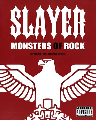 Slayer Konzert Poster - Monsters of Rock 1994 Wandbild - 12X16/16X20/18X24/24X36