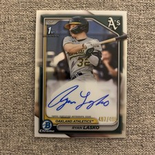 2024 Bowman Chrome Prospect Refractor 497/499 Ryan Lasko #CPA-RLAS Auto