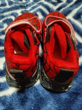 Mgo Kids Boys Spiderman Trainers With Flashing Light S.