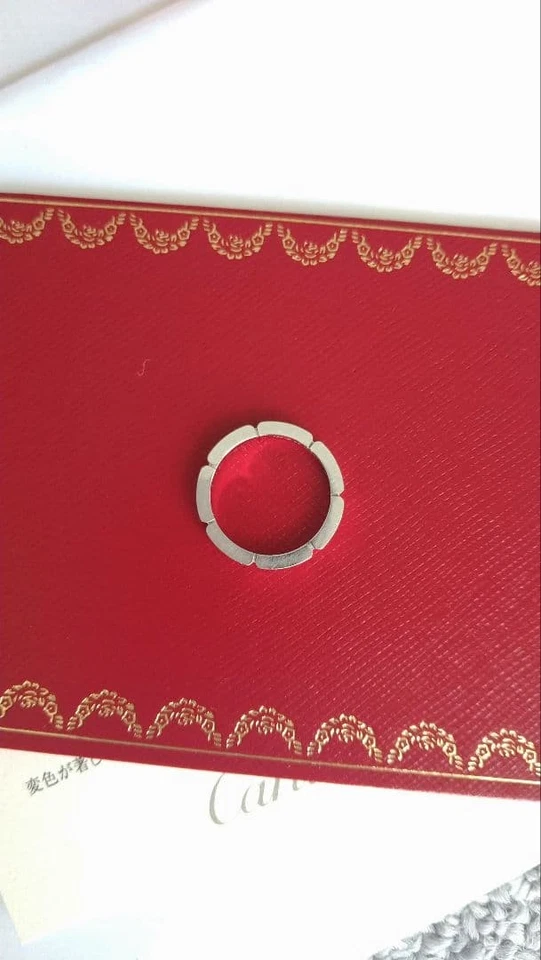 Cartier Maillon PANTHERE Ring 18K White Gold size 53 used with box - Image 3 of 4